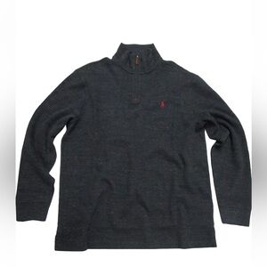 Polo Ralph Lauren‎ 1/2 Zip  Pullover Mock Sweater  Pullover L.  100% Cotton